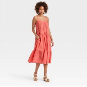 Women's Sleeveless A-Line Dress - Knox Rose™Guava Jelly Size XL New With Tags 10